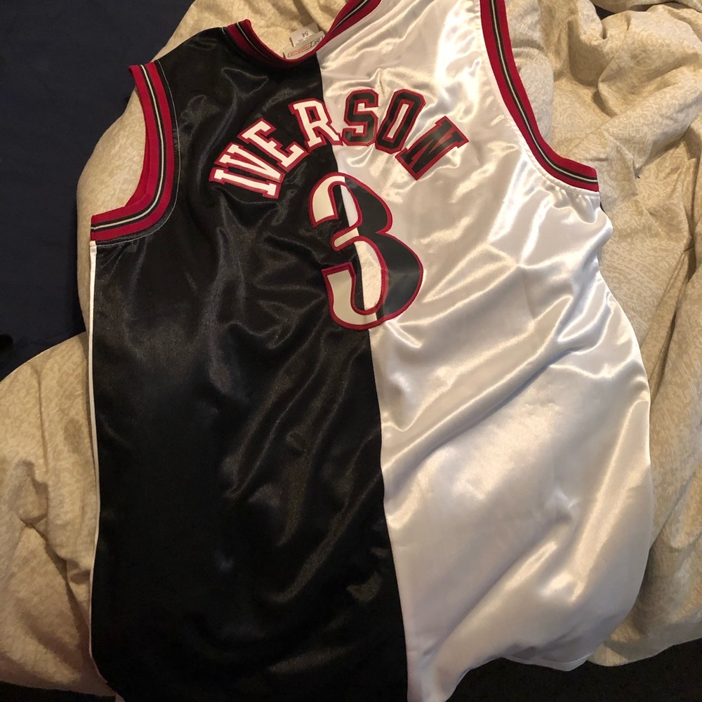 Rare reebox two tone iverson jersey authentic